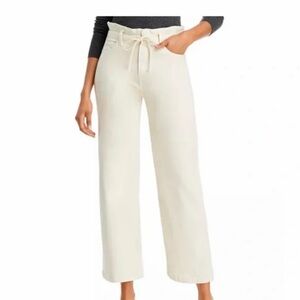 PAIGE Carly Waistband with Tie Warm Ecru